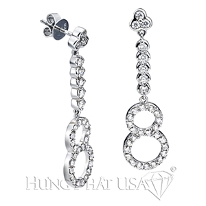 Diamond Dangling Earrings E0459
