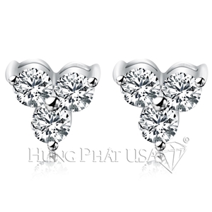 Diamond Stud Earrings E0749