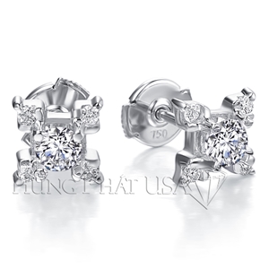 Diamond Stud Earrings E0439