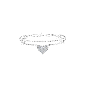 18K White Gold Diamond Bracelet Style L10075