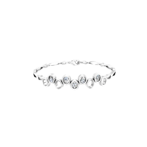 18K White Gold Diamond Bracele Style L10078