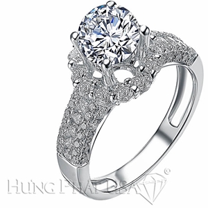 Diamond Engagement Ring Setting Style B2799