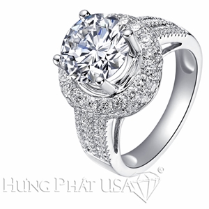 Diamond Engagement Ring Setting Style B2898