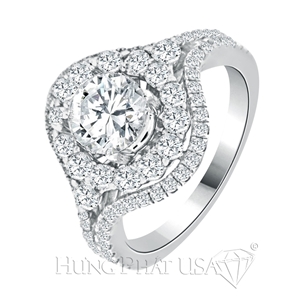 Diamond Engagement Ring Setting Style R90784