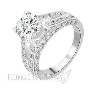 Diamond Engagement Ring Setting Style B51291