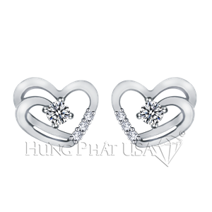 Diamond Stud Earrings Style Setting E10542
