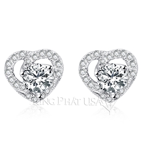Diamond Earrings Setting Style E8541