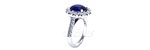 18K White Gold Diamond Ring Setting Style B10092