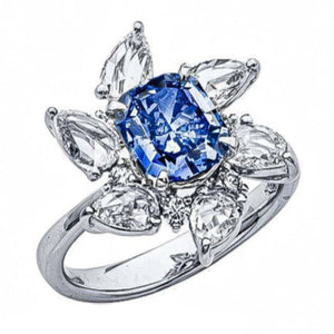 Gia Certified 2.00 Carat Vivid Blue Diamond Ring