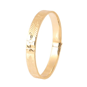 18K Gold Bangle G10443