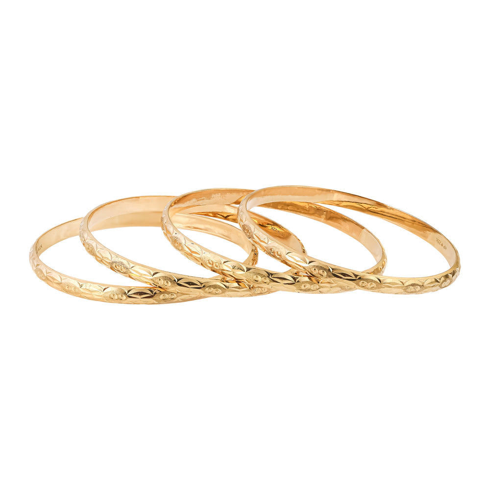18K Gold Bangle G10445
