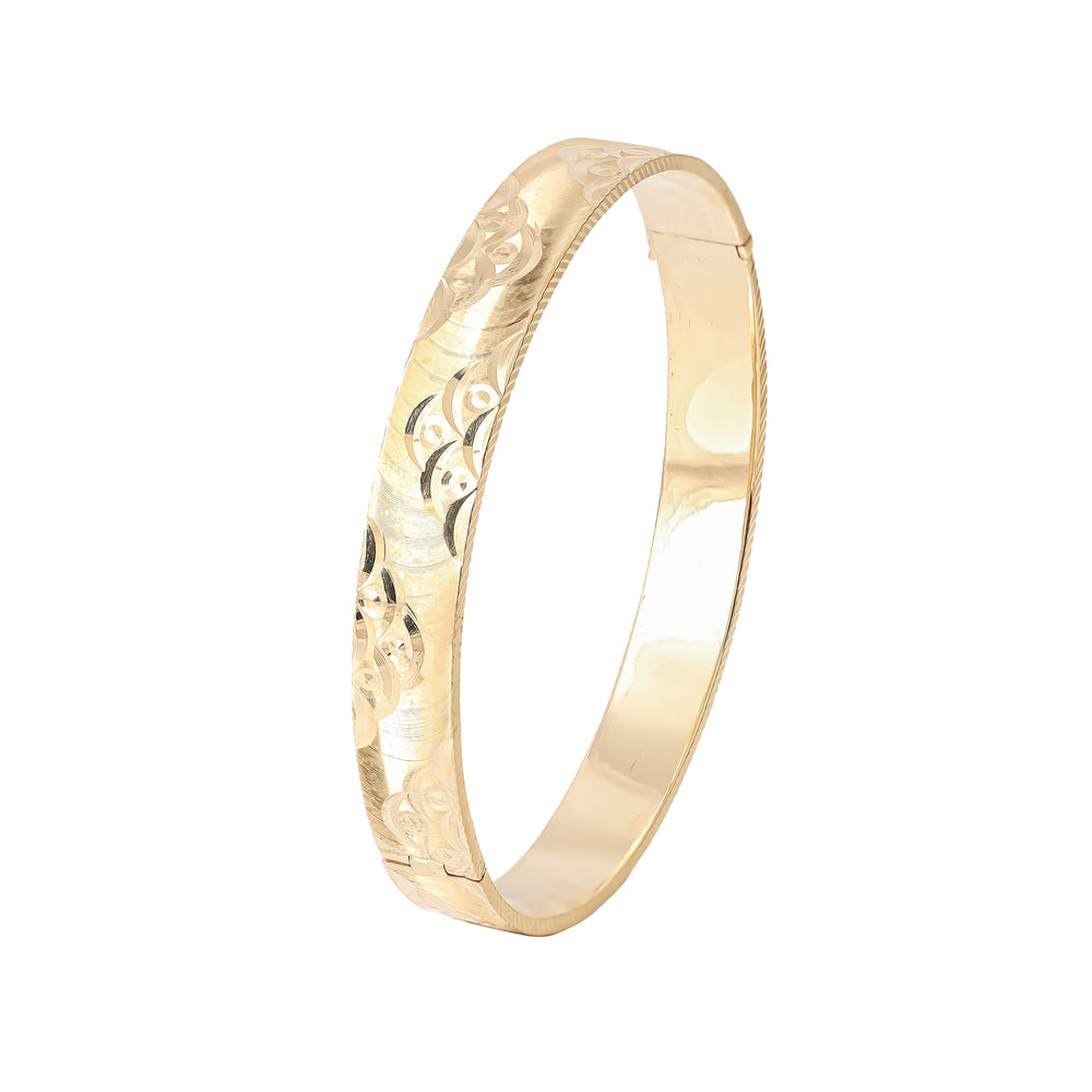 18K Gold Bangle G10447