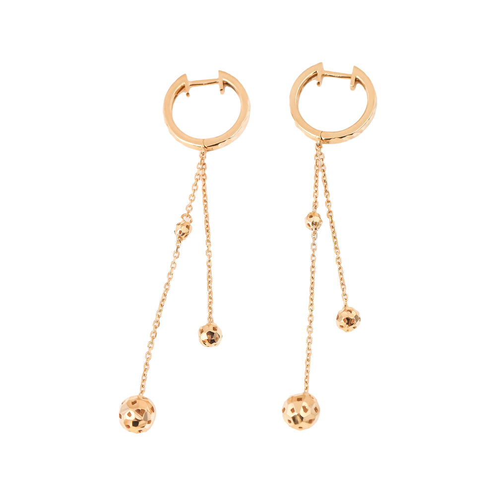 18K Gold Earring E10902