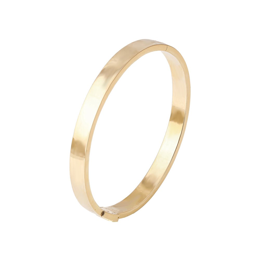18K Gold Bangle G10340