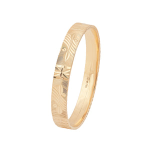 18K Gold Bangle G10423
