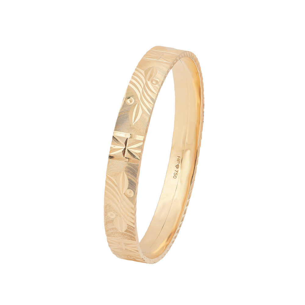 18K Gold Bangle G10423