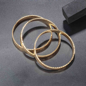 18K Gold Bangle G10423