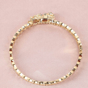 18K Gold Bangle G10438