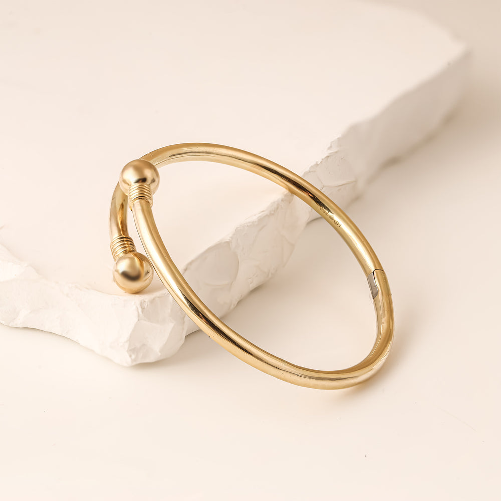 18K Gold Bangle G10444
