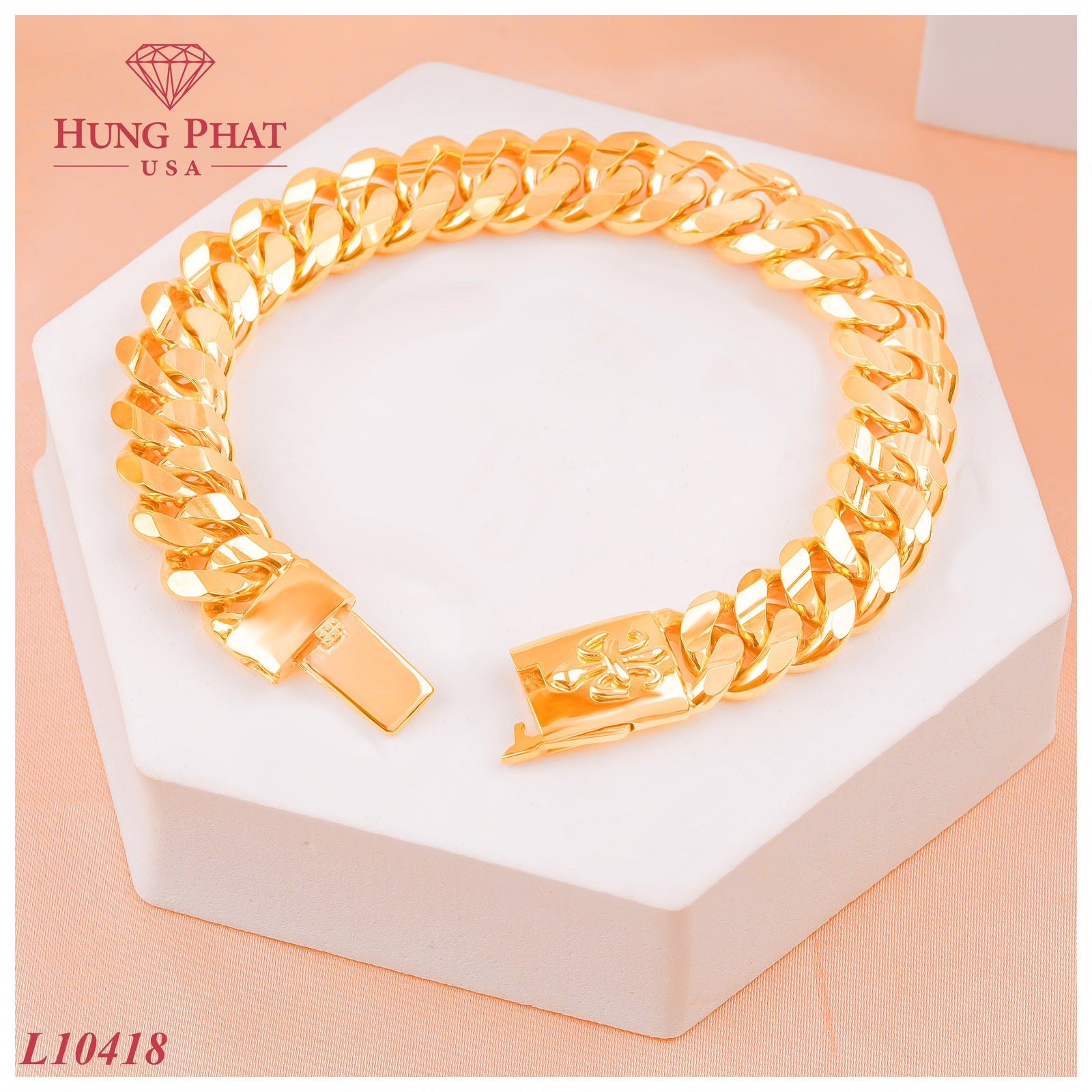 18K Gold Bracelet L10418