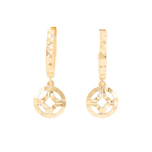 18K Gold Earring