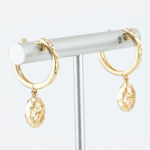 18K Gold Earring