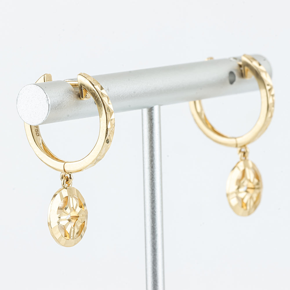 18K Gold Earring