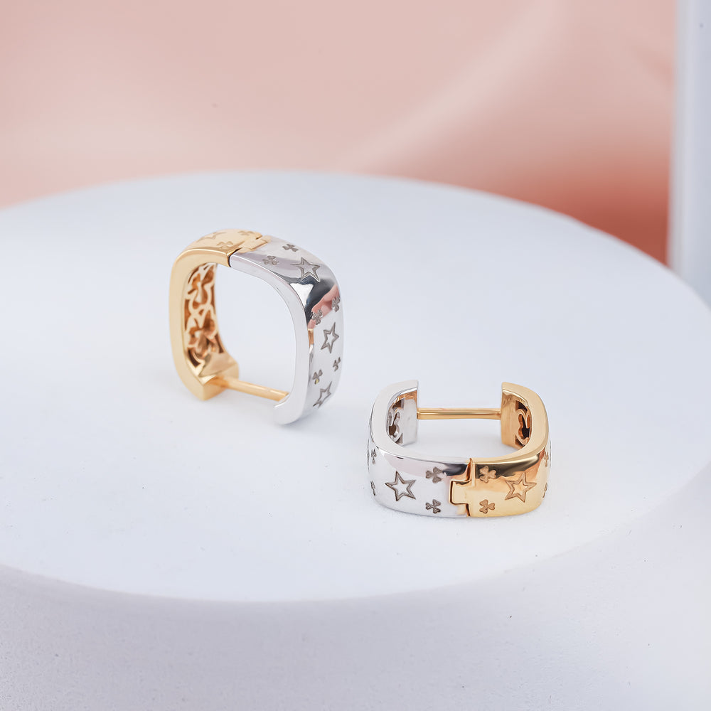 18K Gold Earring