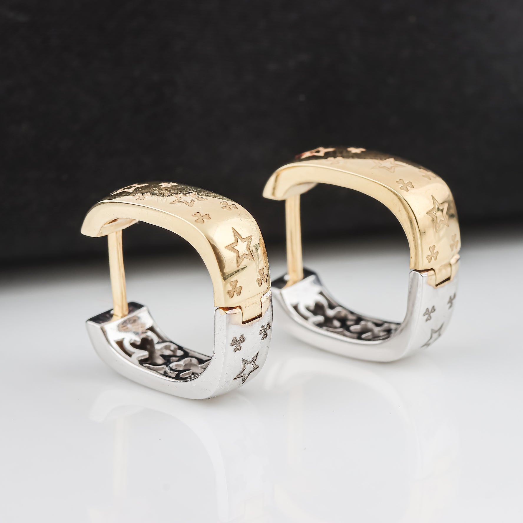 18K Gold Earring E10829