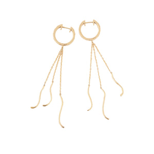 18K Gold Earring