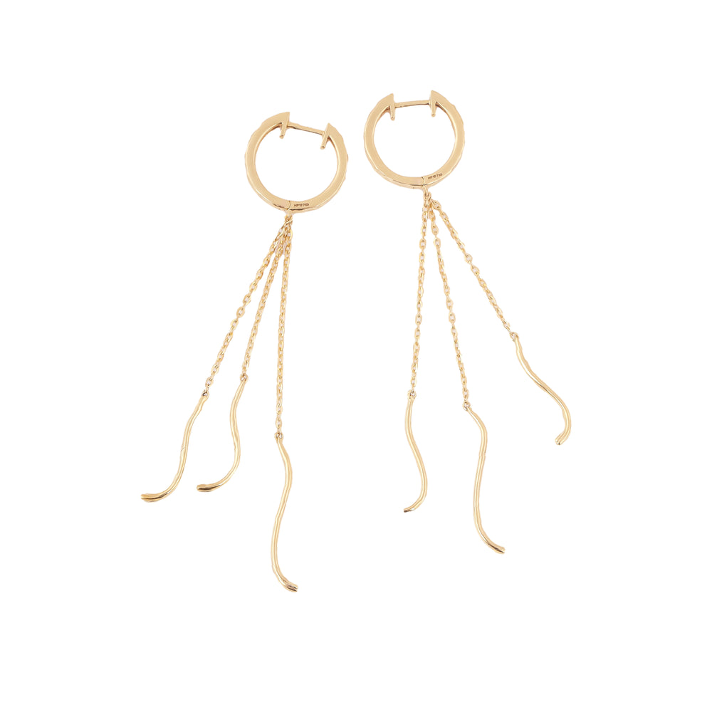 18K Gold Earring