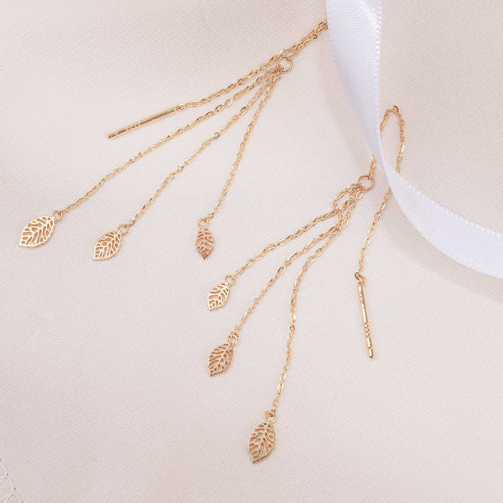 18K Gold Earring E10917