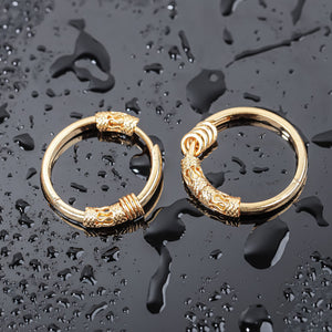 18K Gold Earring