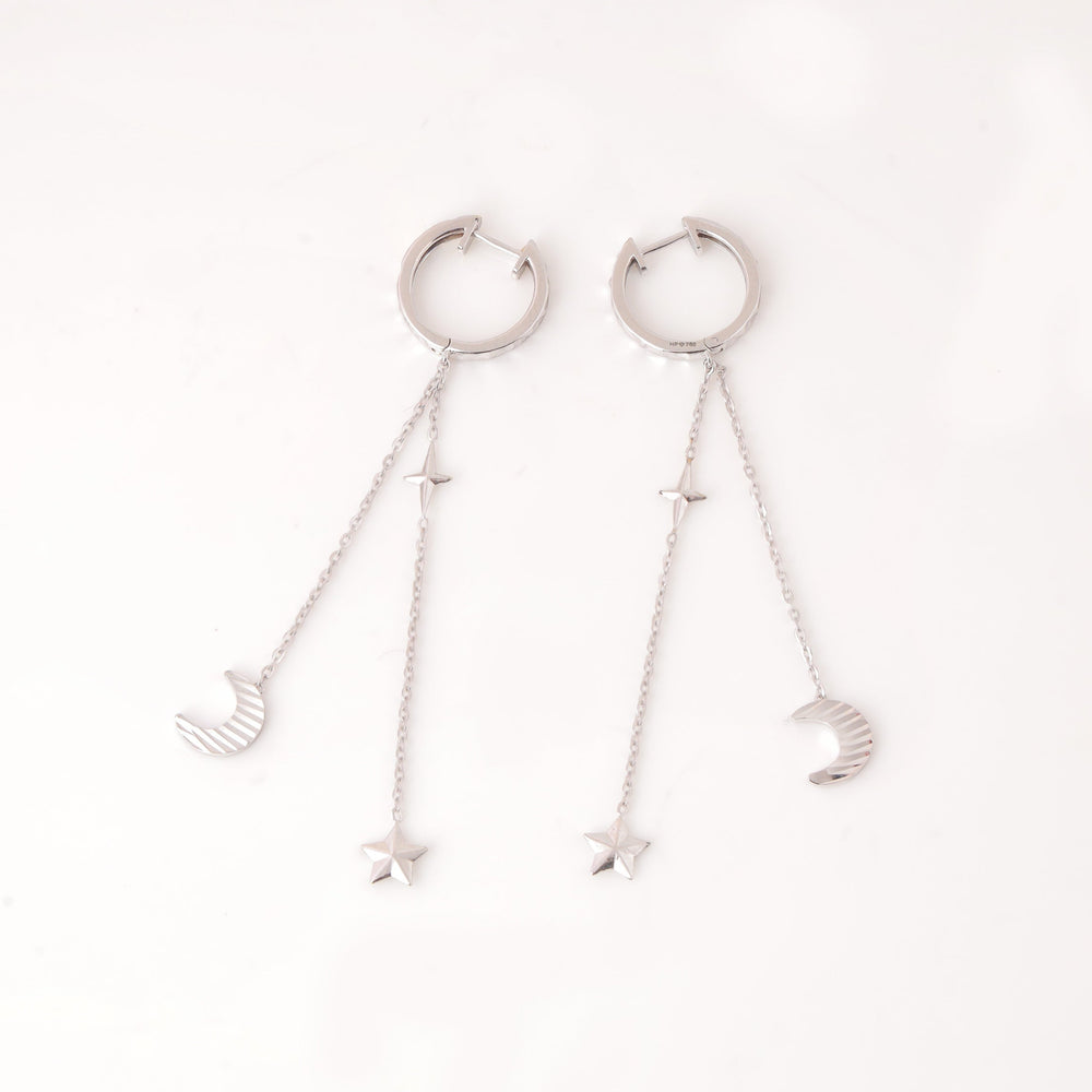 18K Gold Earring E10900