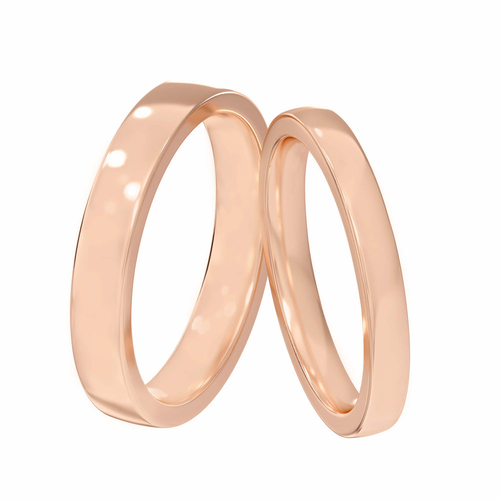 18K Gold Wedding Rings D10185