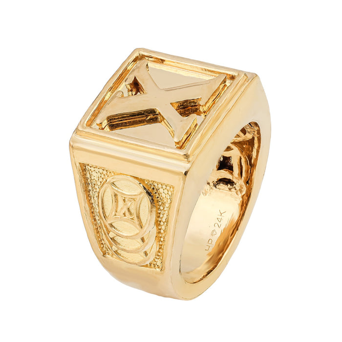 24K Gold Ring