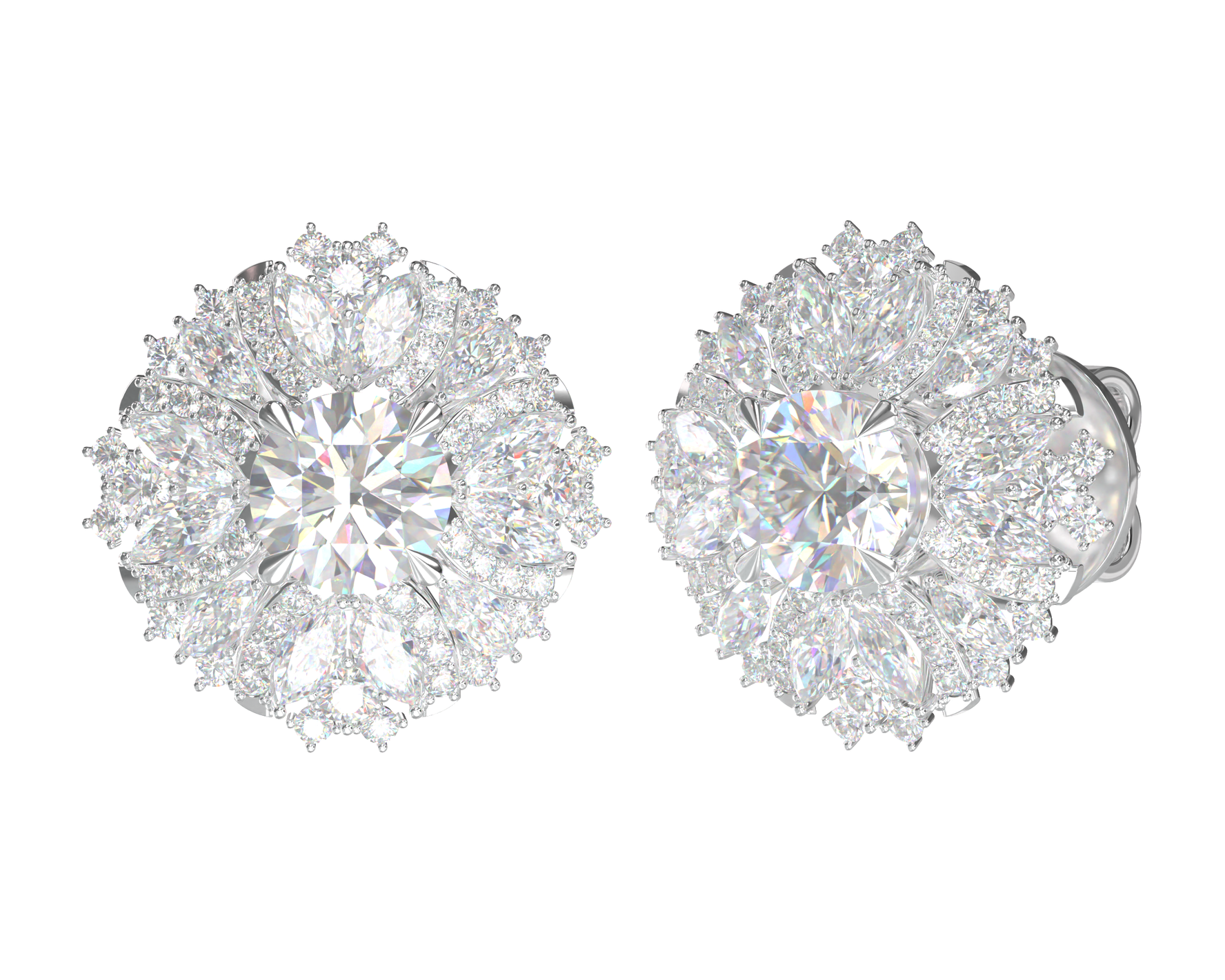 Diamond Earrings Mounting E10963