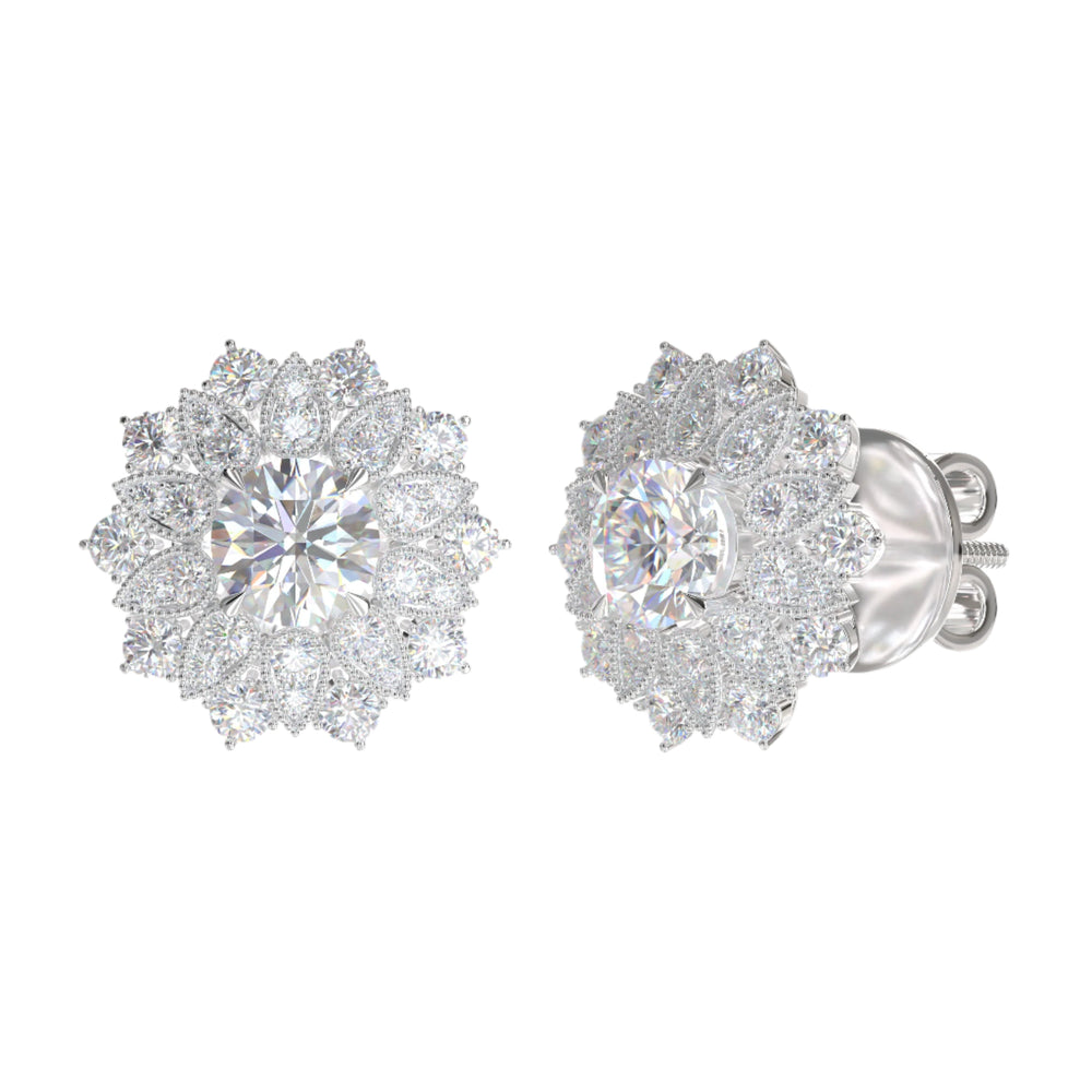Diamond Earrings Mounting E10767