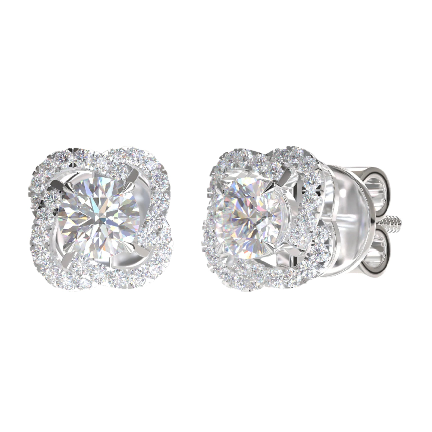 Diamond Earrings Mounting E10249