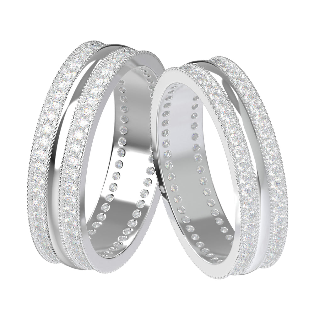 Diamond Wedding Rings D10743