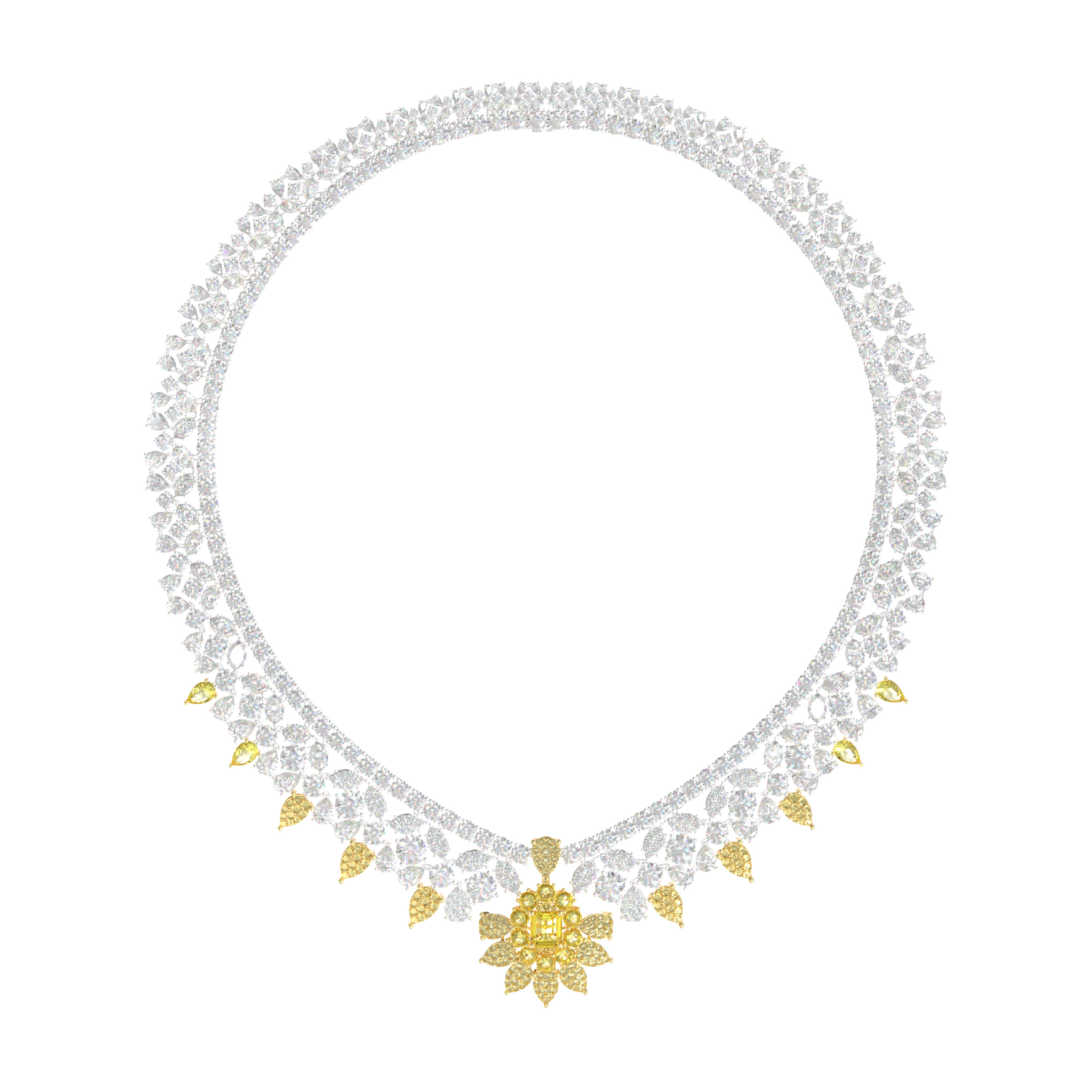 Diamond Necklace Mounting N10144