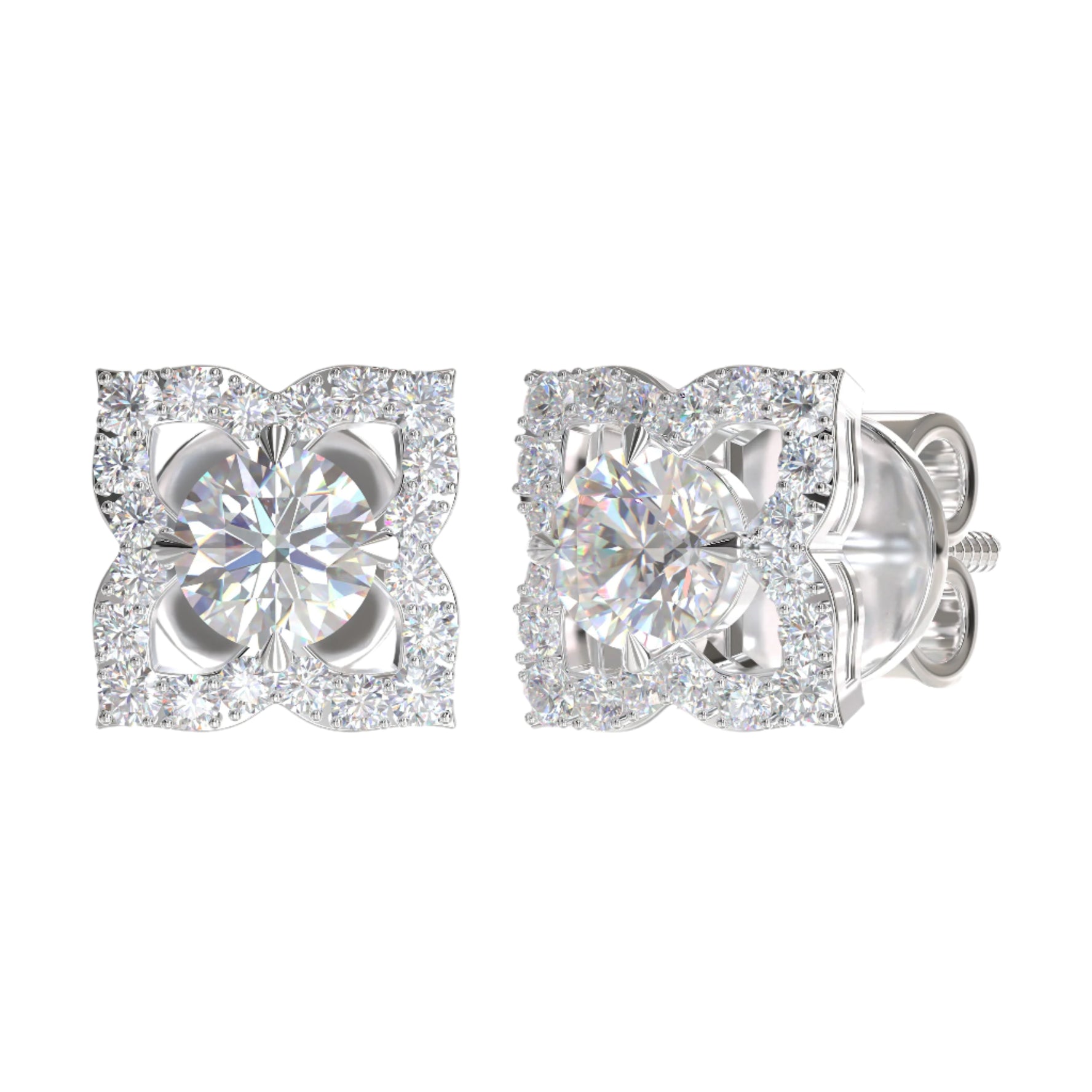 Diamond Earrings Mounting E10770