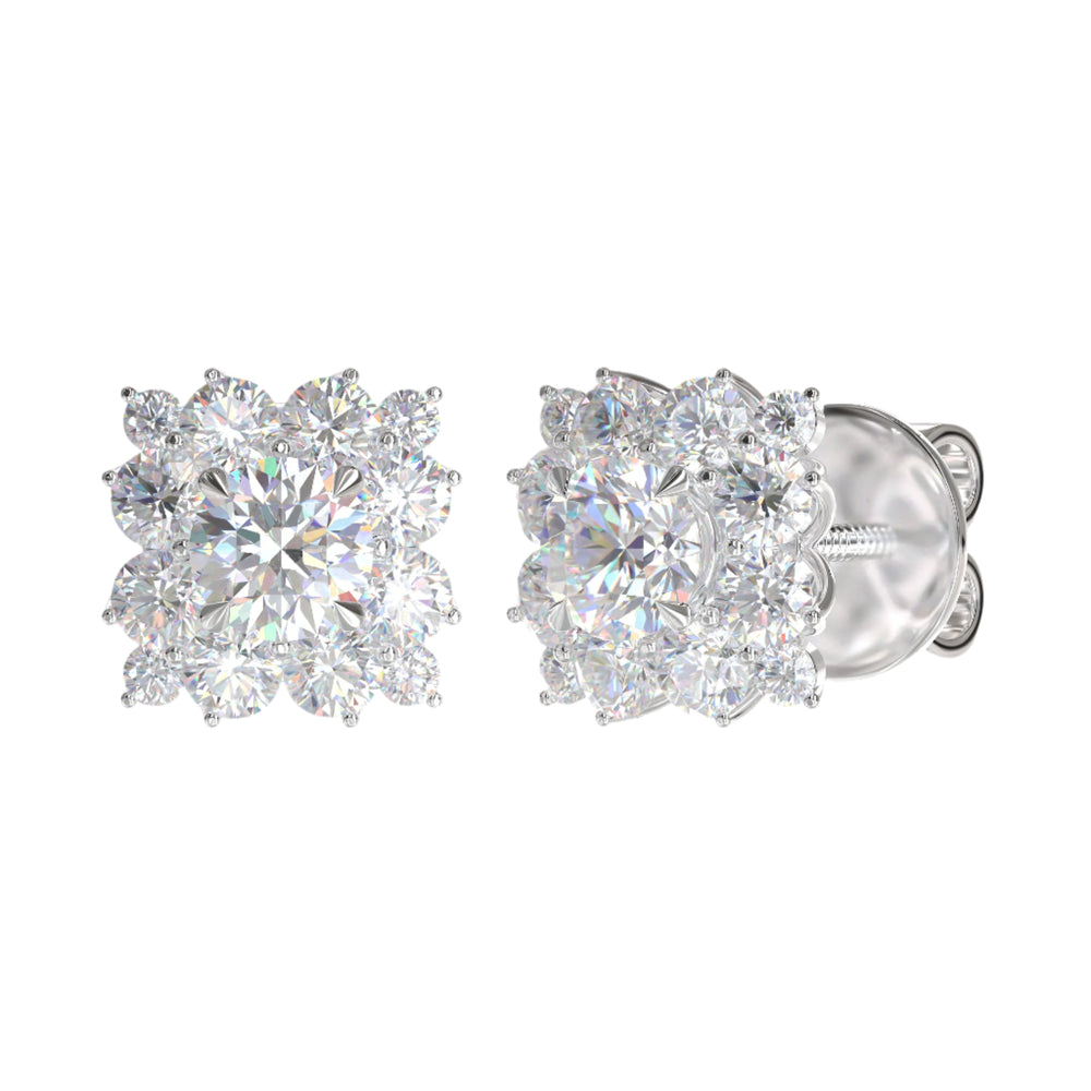 Diamond Earrings Mounting E10801
