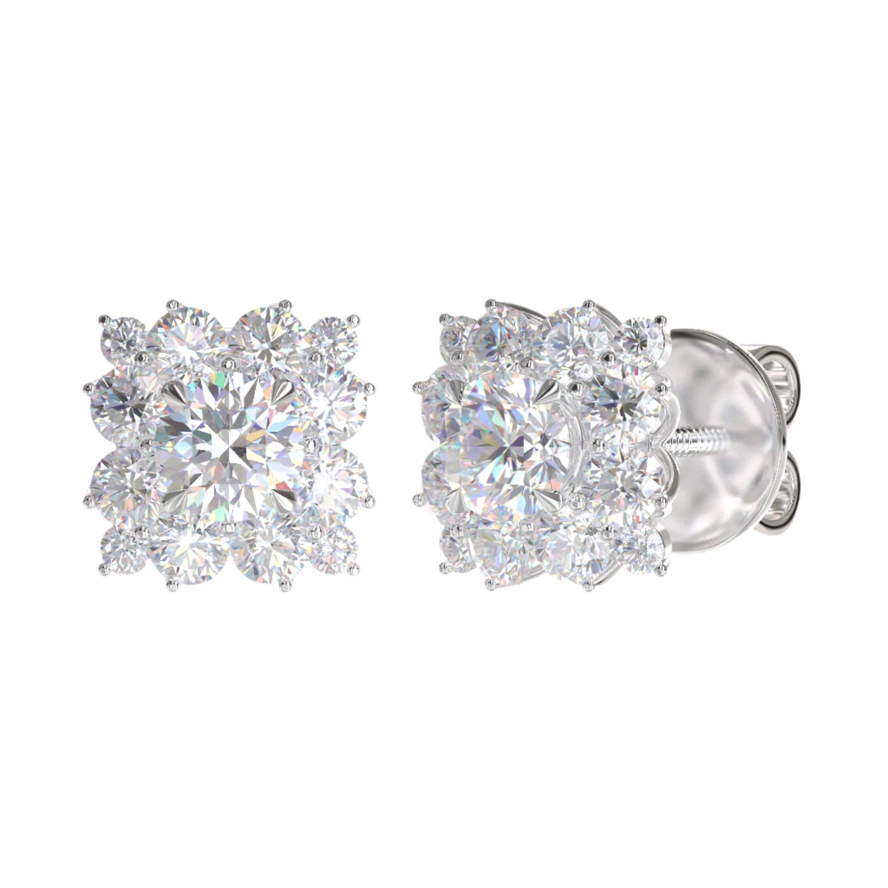 Diamond Earrings Mounting E10801