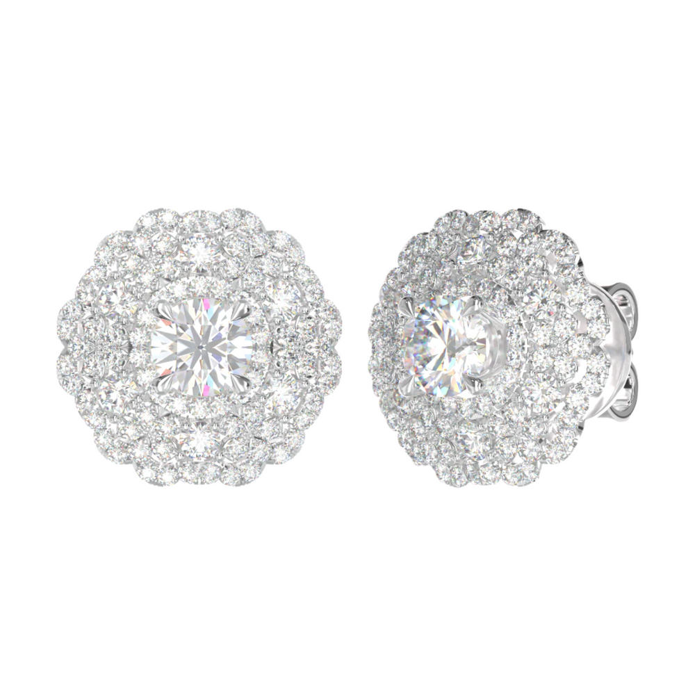 Diamond Earrings Mounting E10622