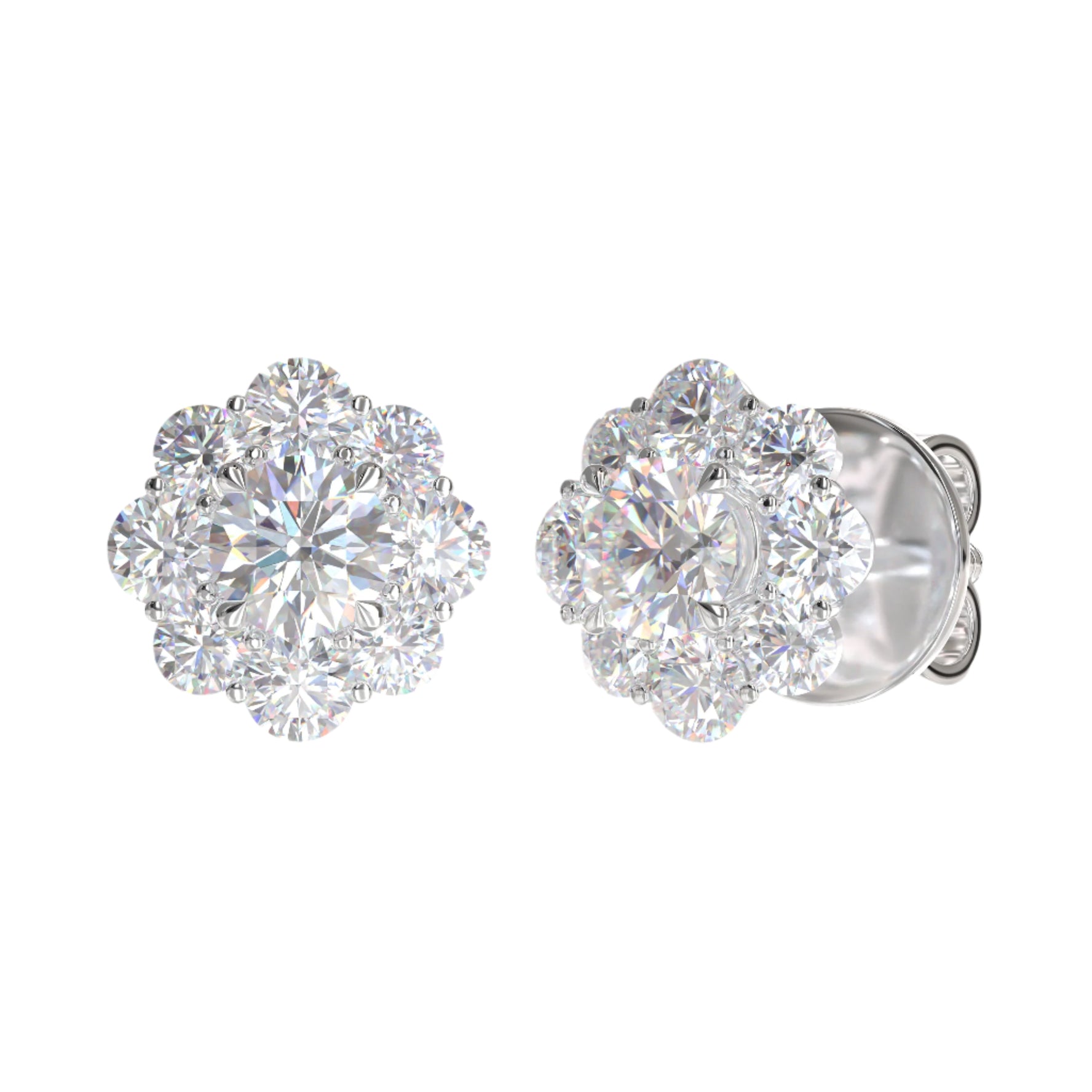 Diamond Earrings Mounting E10486