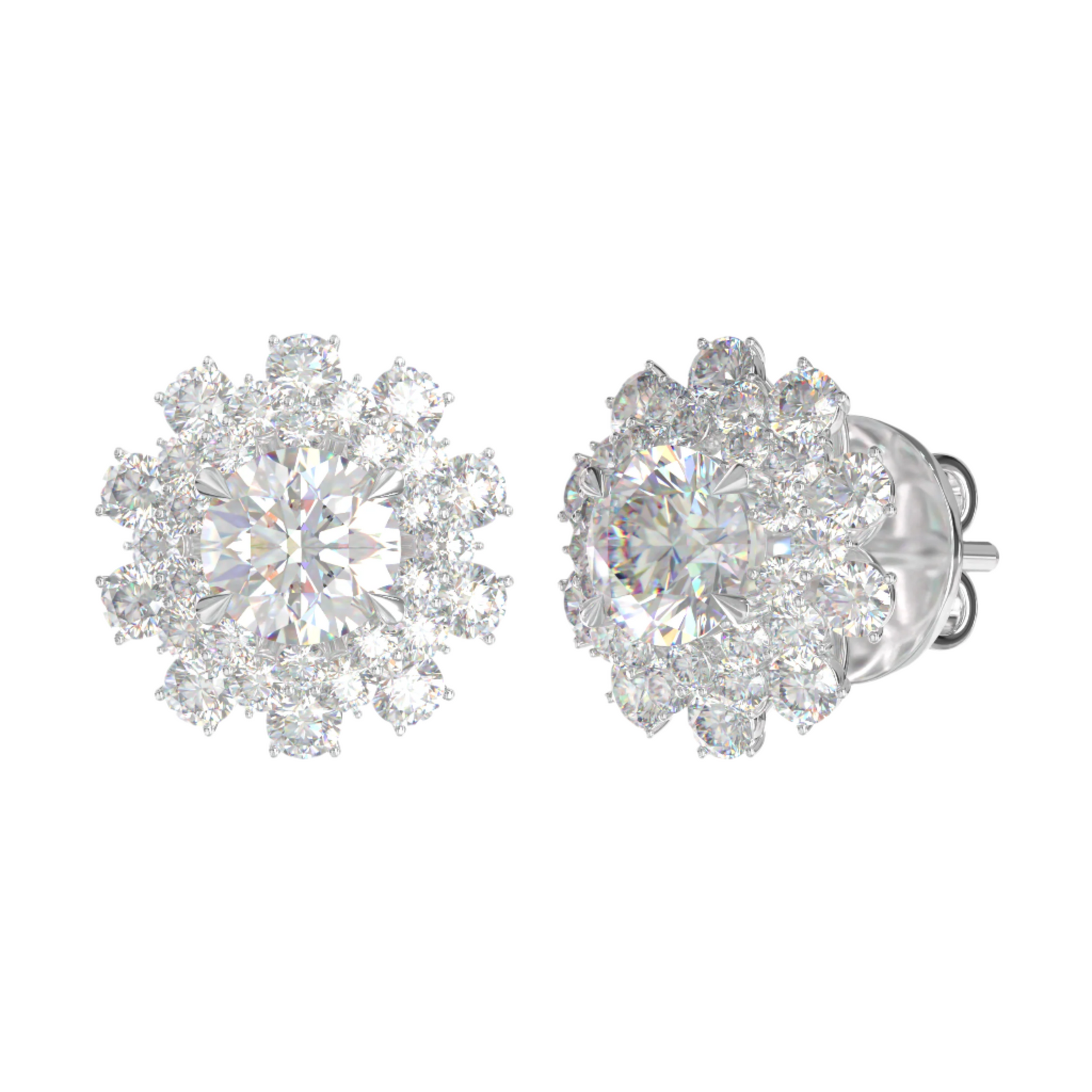 Diamond Earrings Mounting E10737