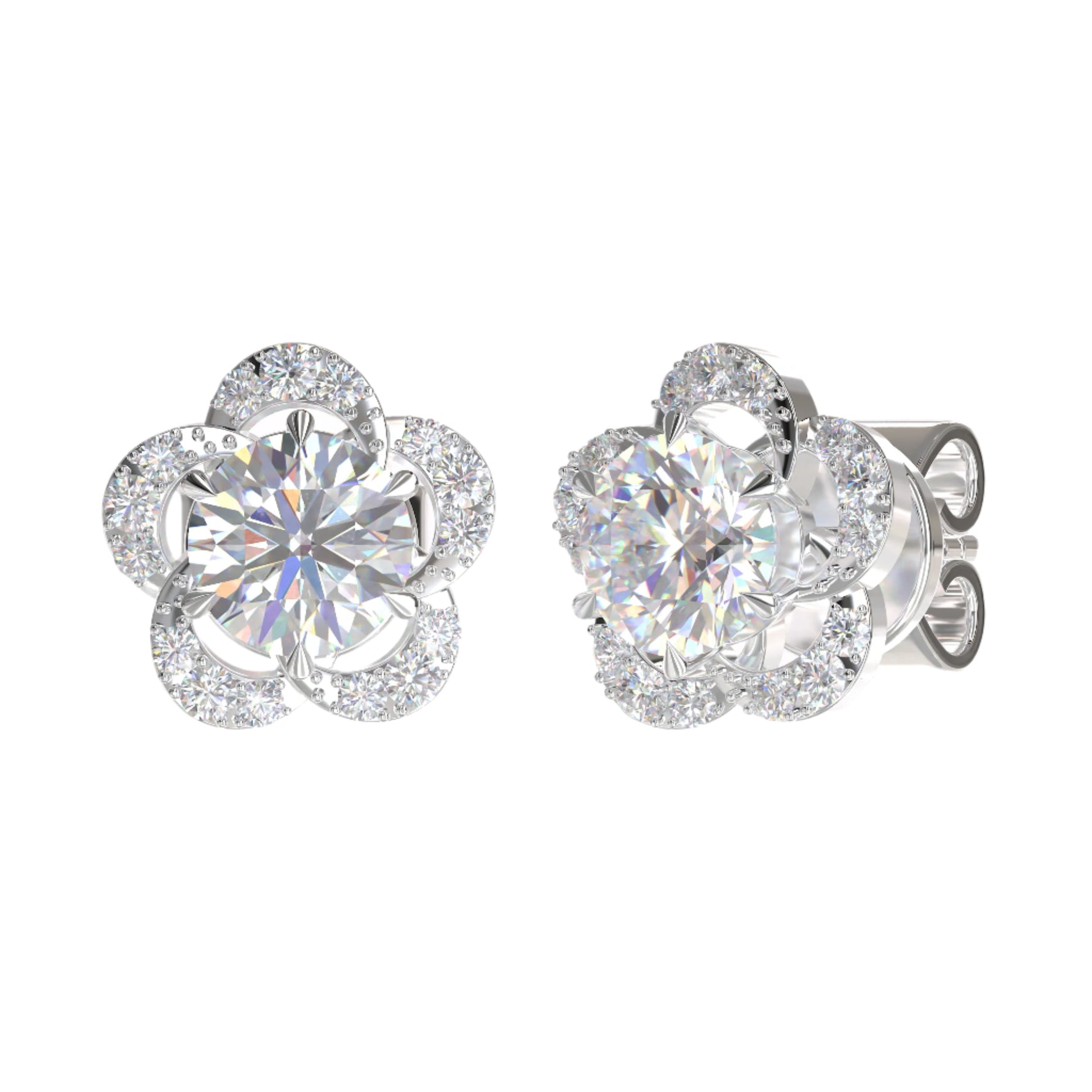 Diamond Earrings Mounting E10239