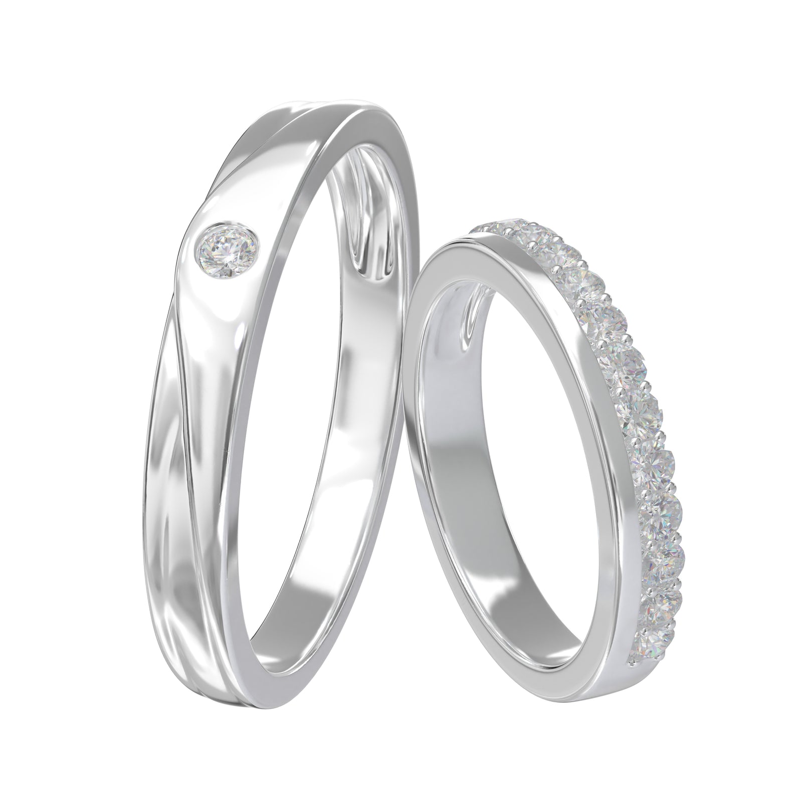 Diamond Wedding Rings D10846