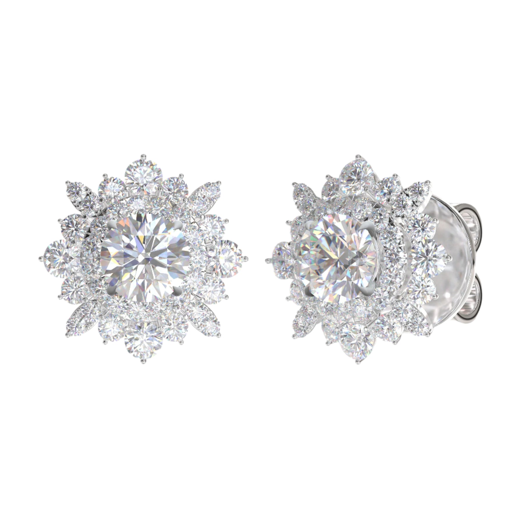 Diamond Earrings Mounting  E10646